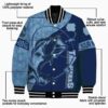 custom north carolina tar heels fishing rod navy blue jacket new arrival
