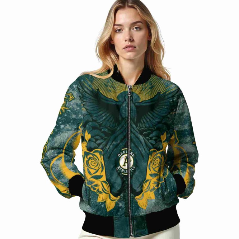 custom oakland athletics praying hands green jacket latest model