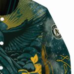 custom oakland athletics praying hands green jacket best selling