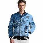 custom old dominion monarchs fishing rod light blue jacket best selling