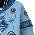 custom old dominion monarchs fishing rod light blue jacket best selling