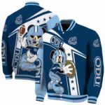 custom old dominion monarchs mickey football blue white jacket best selling