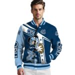 custom old dominion monarchs mickey football blue white jacket best selling