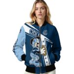 custom old dominion monarchs mickey football blue white jacket best selling