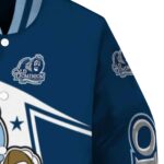 custom old dominion monarchs mickey football blue white jacket best selling