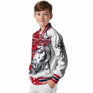 custom ole miss rebels jesus tears red white jacket trendy