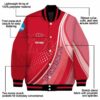 custom ole miss rebels wave patterns red jacket new arrival