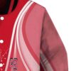 custom ole miss rebels wave patterns red jacket premium grade