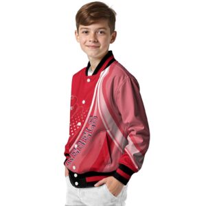 custom ole miss rebels wave patterns red jacket trendy