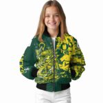 custom oregon ducks fishing art green jacket best selling