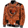 custom oregon state beavers heart explosion orange jacket best selling