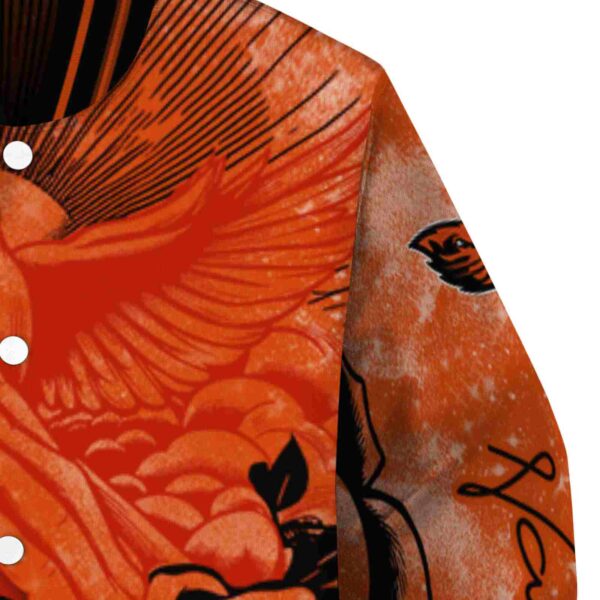 custom oregon state beavers praying hands orange jacket premium grade