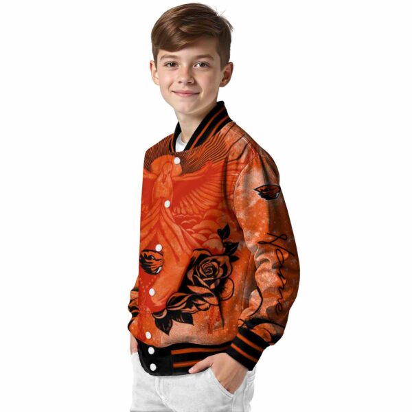 custom oregon state beavers praying hands orange jacket trendy