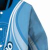 custom orlando magic wave patterns blue jacket premium grade