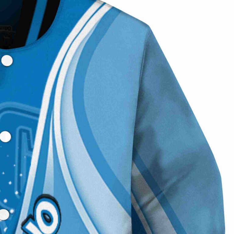 custom orlando magic wave patterns blue jacket premium grade