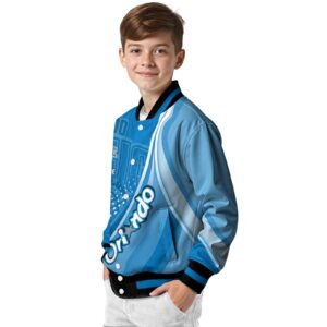 custom orlando magic wave patterns blue jacket trendy