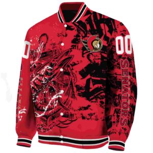 custom ottawa senators fishing art red jacket best selling