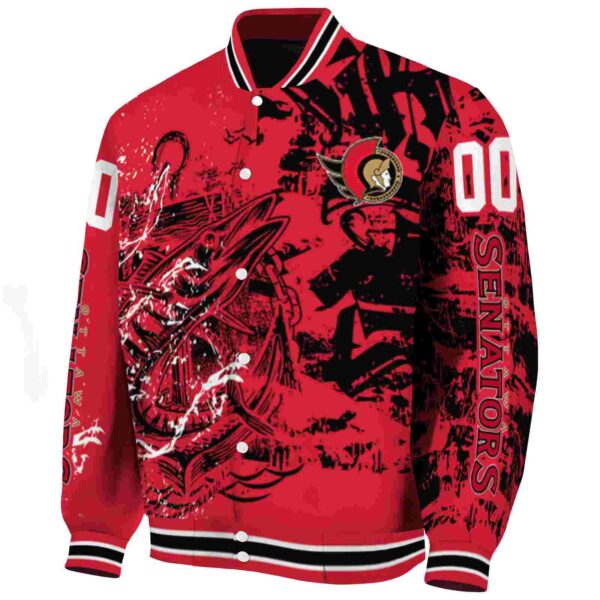 custom ottawa senators fishing art red jacket best selling
