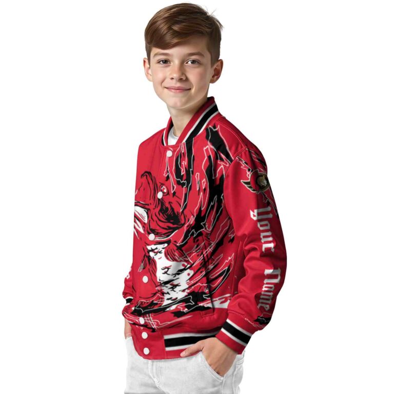 custom ottawa senators fishing passion red white jacket trendy