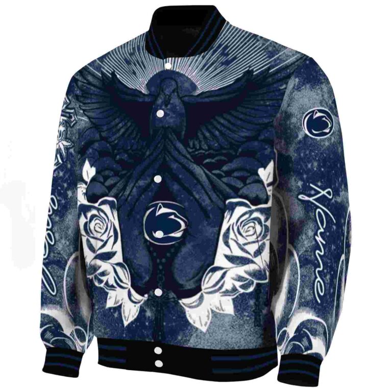 custom penn state nittany lions praying hands blue jacket best selling