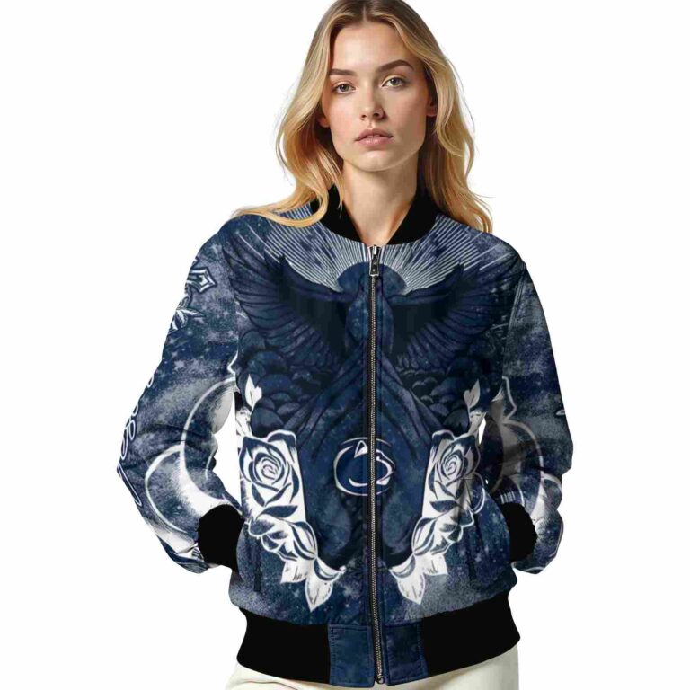 custom penn state nittany lions praying hands blue jacket latest model