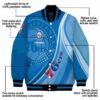 custom philadelphia 76ers wave patterns blue jacket new arrival