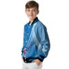 custom philadelphia 76ers wave patterns blue jacket trendy