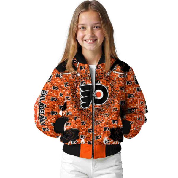 custom philadelphia flyers heart explosion orange jacket top rated