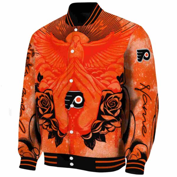 custom philadelphia flyers praying hands orange jacket best selling