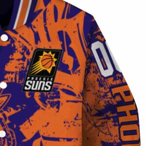 custom phoenix suns fishing art purple jacket premium grade