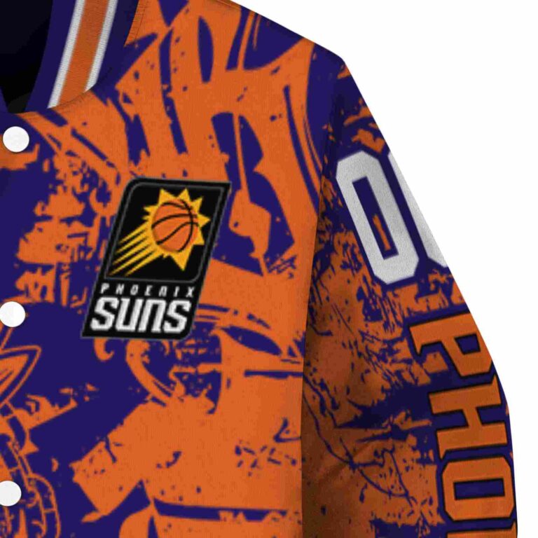 custom phoenix suns fishing art purple jacket premium grade