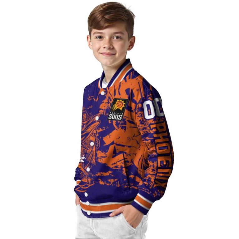 custom phoenix suns fishing art purple jacket trendy