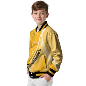 custom pittsburgh penguins wave patterns yellow jacket trendy