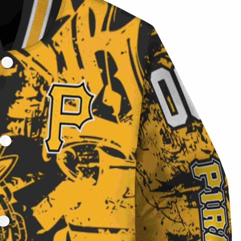 custom pittsburgh pirates fishing art black jacket premium grade