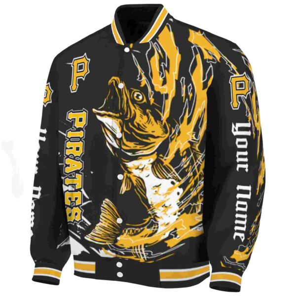 custom pittsburgh pirates fishing passion black white jacket best selling