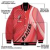 custom portland trail blazers wave patterns red jacket new arrival