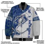 custom rice owls fishing rod grey jacket best selling