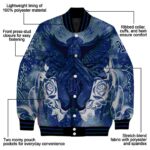 custom rice owls praying hands navy blue jacket best selling