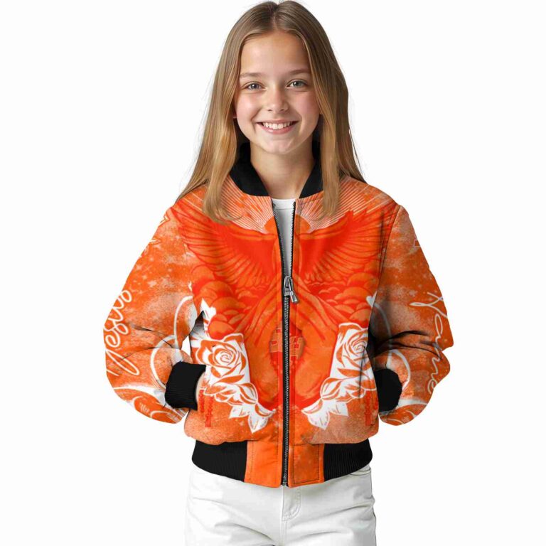 custom sam houston bearkats praying hands orange jacket top rated