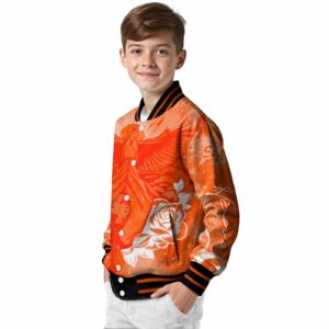 custom sam houston bearkats praying hands orange jacket trendy