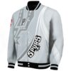 custom san antonio spurs wave patterns silver jacket best selling