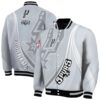 custom san antonio spurs wave patterns silver jacket fashion forward