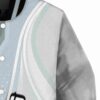 custom san antonio spurs wave patterns silver jacket premium grade