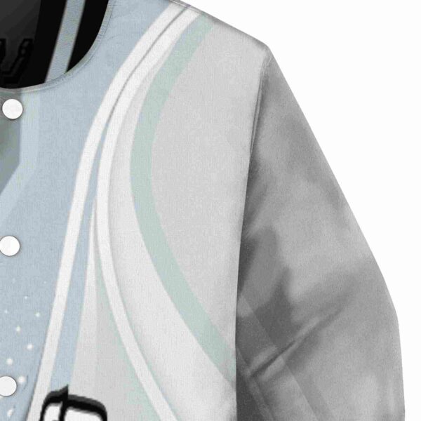 custom san antonio spurs wave patterns silver jacket premium grade