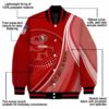 custom san francisco 49ers wave patterns red jacket new arrival