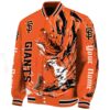 custom san francisco giants fishing passion orange white jacket best selling
