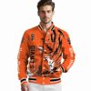 custom san francisco giants fishing passion orange white jacket high quality