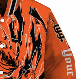 custom san francisco giants fishing passion orange white jacket premium grade