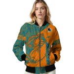 custom san jose sharks fishing rod orange jacket best selling