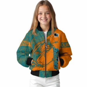custom san jose sharks fishing rod orange jacket top rated